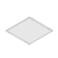 Подвесной потолок Армстронг V-Clip F Plain белый 600x600х40мм (фаска 3 мм)