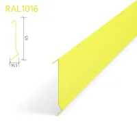 Рейка Албес A91SP оцинкованная RAL1016 Ярко-жёлтый