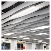 Армстронг OPTIMA Baffle CURVES Прямоугольный 1200x400мм, белый