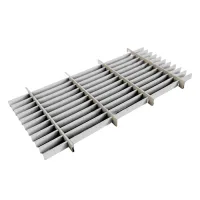 Грильято Жалюзи ячейка 300x50 мм, металлик, высота 30 / 50 мм, ширина 10 мм