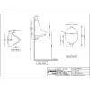 Писсуар настенный Essco Elements ECS-WHT-251 Белый