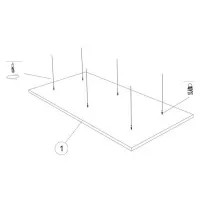 Экофон Соло PE Прямоугольник 1200Х600мм, Белый