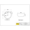 Раковина Essco Elements ECS-WHT-901 Белая