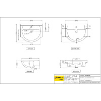 Раковина Essco Elements ECS-WHT-501 Белая