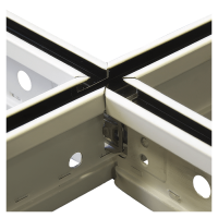 Подвесная система Албес T-15 Struna рейка поперечная высота профиля 41.5мм, длина 1200мм, белый / белый