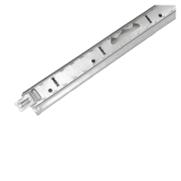 Подвесная система Албес T-24 Click Prim рейка несущая высота профиля 38мм, длина 3700мм, белый матовый